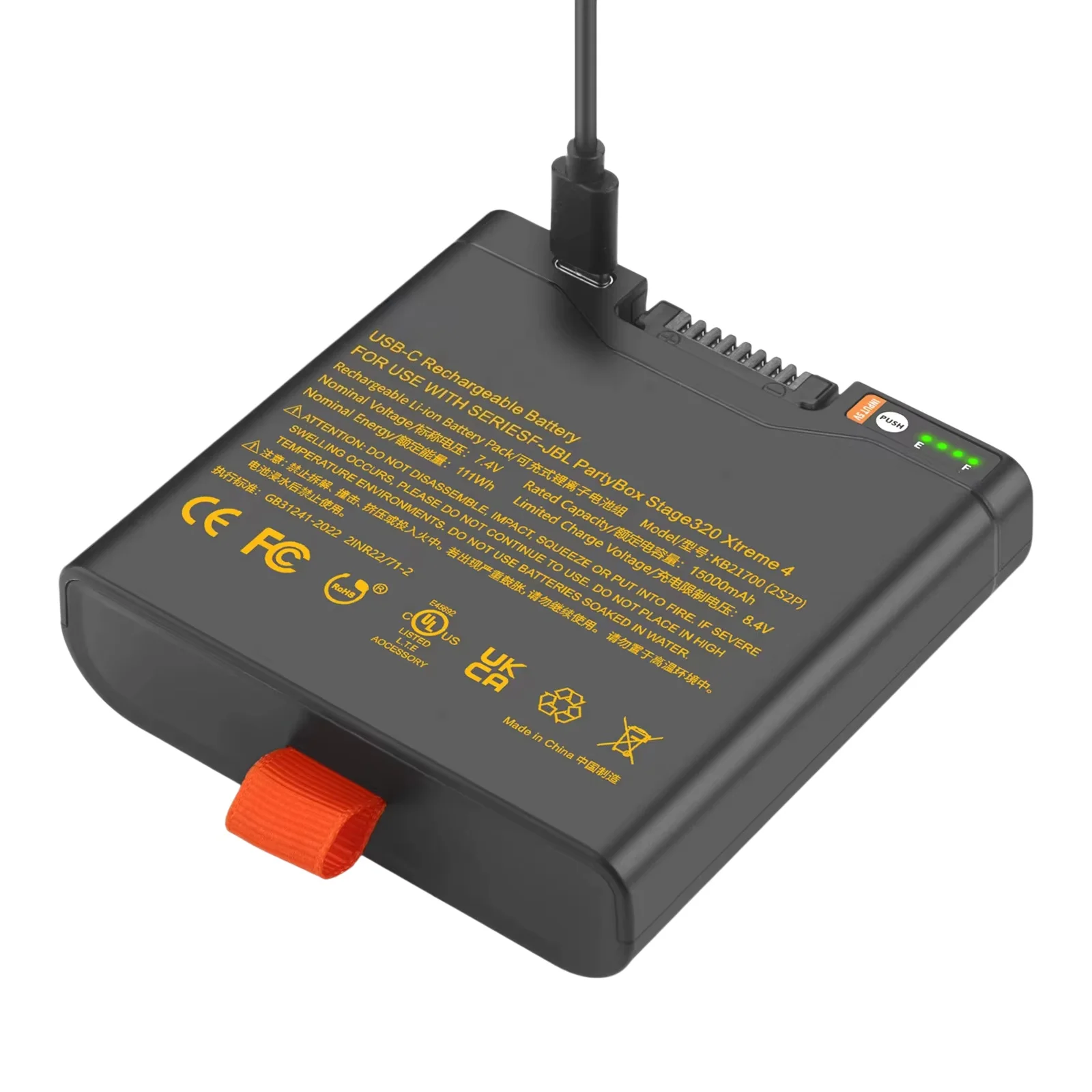 15000mAh Rechargeable Battery for JBL Battery 400 JBL Partybox Stage 320 and for JBL Xtreme 4 Bluetooth Speaker