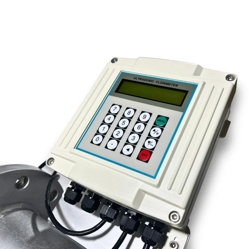 Digital Split Type Clamp-On Ultrasonic Flow Meter High Stability Non Contact Measurement For Various Liquids Oil Plastic OEM