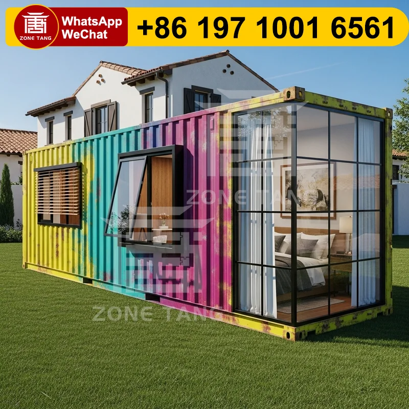 

Small House American Houses Snack Street Factory Prefabrication 20 Feet Container Home Flat Pack House Mobile House Small Houses
