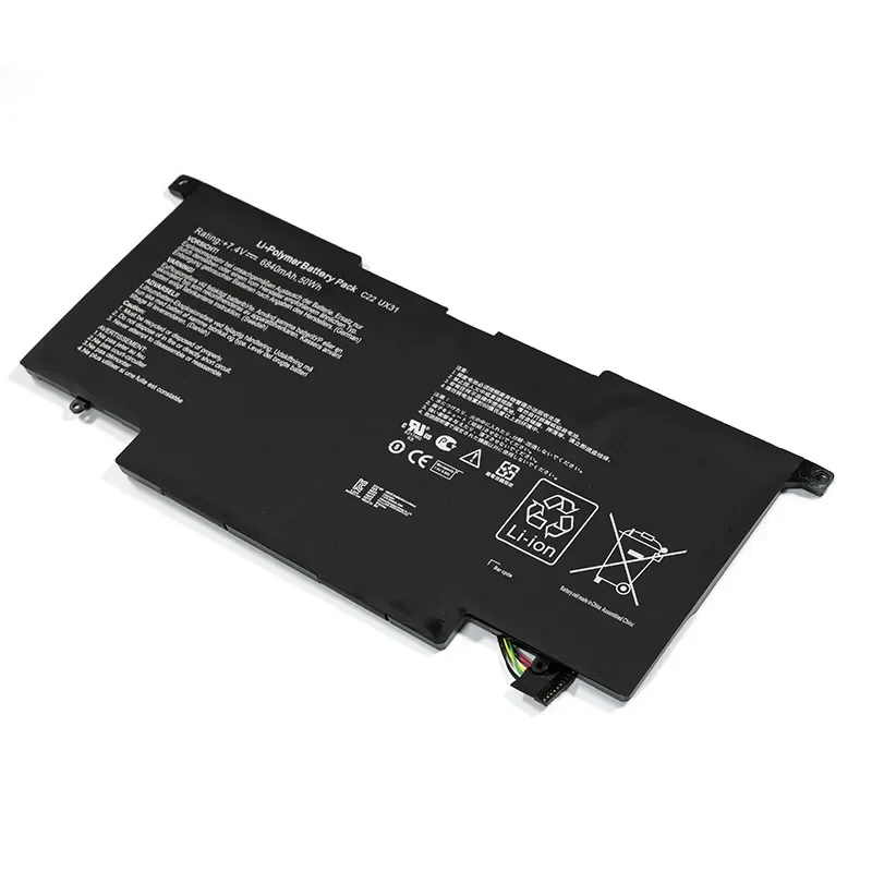 New C22-UX31 Laptop Battery for ASUS Zenbook UX31E UX31A DH72 Uitrabook UX31AR4004H BX31E BX31A  7.4V 50Wh 6840mAh