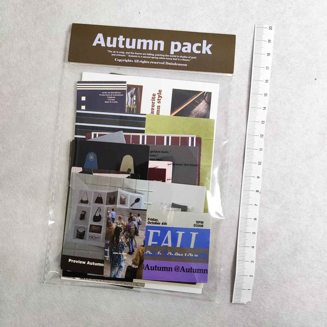 الكورية OAB بطاقة ملصق حزمة الشمال نمط الوردي الرجعية سكرابوكينغ الزخرفية INS المواد فسيفساء ورقة لوازم الحرف اليدوية