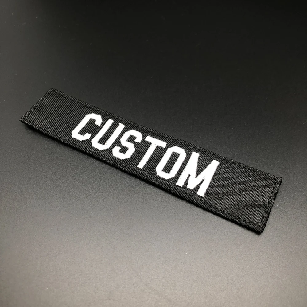 Embroidery Custom Name Patch Chest Tapes Badges Fold Frame ACU MULTICAM  Alpine Tropic RG GREEN BLACK BROWN GRAY AOR2 BLUE TAN