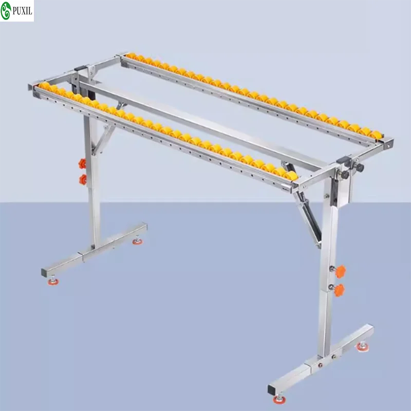 

Wooden cutting bracket with foldable rollers and adjustable height, double row transport pulley, saw table, transport support fr