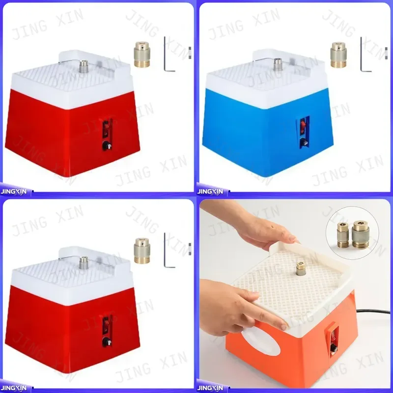custom for MD901 220V 65W Mini Portable Stained Glass Grinder Diamond Art Grinding Tool Blue Wheel DIY Craft Polishing