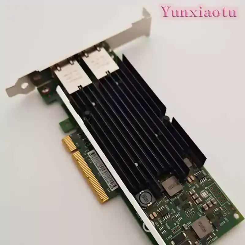 original X540-T2 PCIe x8 dual RJ45 10Gbps Ethernet network card X540T2G1P5 for the Nas desktop server  in good condition