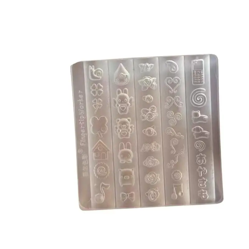 3D-Silikon-Nagelkunstform mit niedlichen Cartoon-Mustern, antihaftbeschichtet, für DIY-Nageldekoration und Charm-Herstellungswerkzeuge – Detail 4