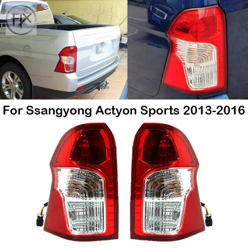 New！ Car Rear Tail Light Taillight Stop Brake Fog Lamp Tail Lamp Assembly 8360132500 8360232500 For Ssangyong Actyon Sports 2013