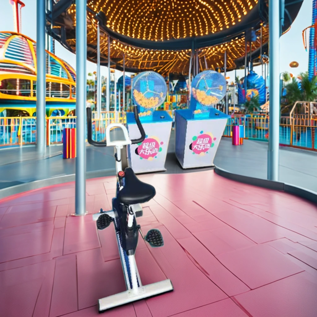 Dynamic Bike Start Lottery Machine Lottery Game Interactive Games Event Games Carnival Games Event Props