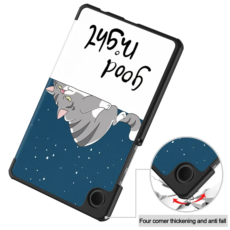 حافظة لهاتف سامسونج تاب A9 8.7 قابلة للطي حامل مغناطيسي صلب للكمبيوتر اللوحي لهاتف جالاكسي تاب A9 بلس A9Plus A9 + 11 بوصة حافظة للأطفال