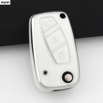 全新粉紅TPU汽車鑰匙套,適用於菲亞特500、熊貓、Idea、Stilo、Ducato、Punto、Bravo、Grande、Minibus、Doblo等車型,保護鑰匙配件 8 最佳銷售 菲亞特 Bravo 配件 - №5