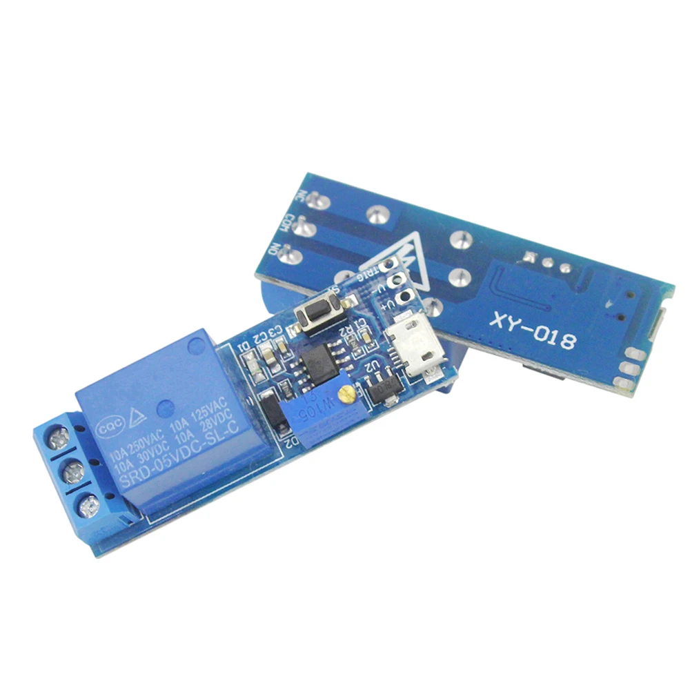 Smart Electronics 5V-30V Micro USB Power Adjustable Delay Relay Timer Control Module Trigger Delay Switch