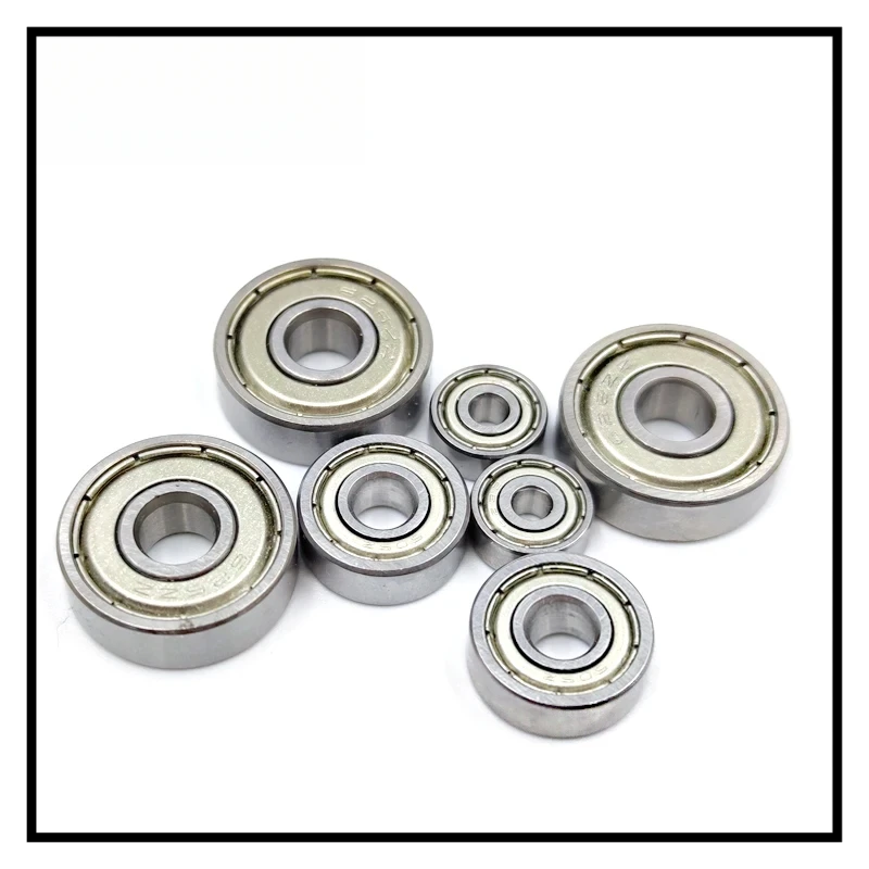 10Pcs Miniature Deep Groove Ball Bearings 683‑689ZZ, 693‑699ZZ, 603‑609ZZ, 623‑629ZZ, MR Series Double Metal Shielded