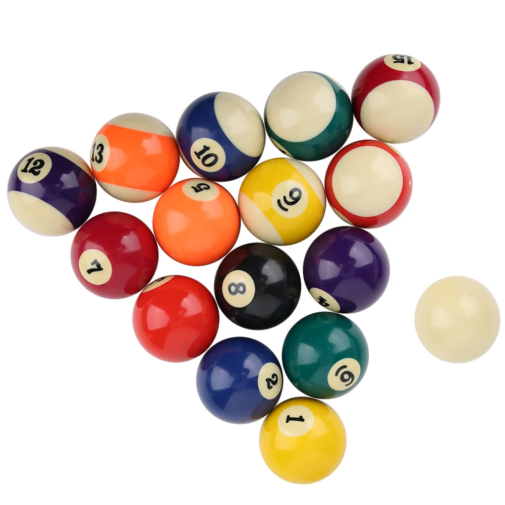 Conjunto profissional de bola de bilhar, bola de bilhar profissional, conjunto completo de resina de 2,3 polegadas, acessórios de mesa de bilhar, esporte interno