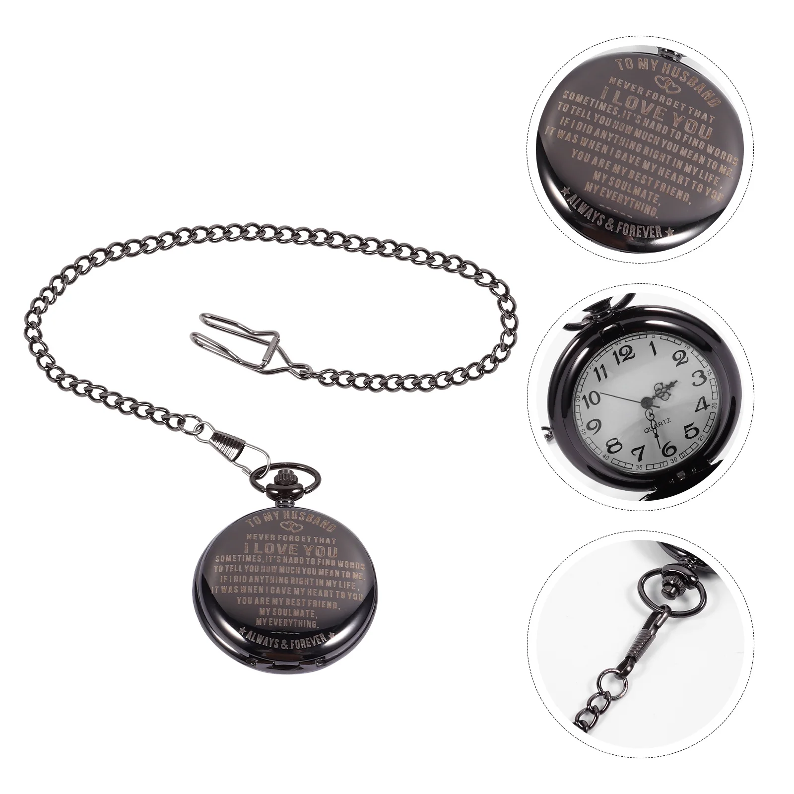 

Watch Alloy Vintage Quartz Mechanical Retro Chain Pendant Elegant Vintage Time Display Pocket Watch