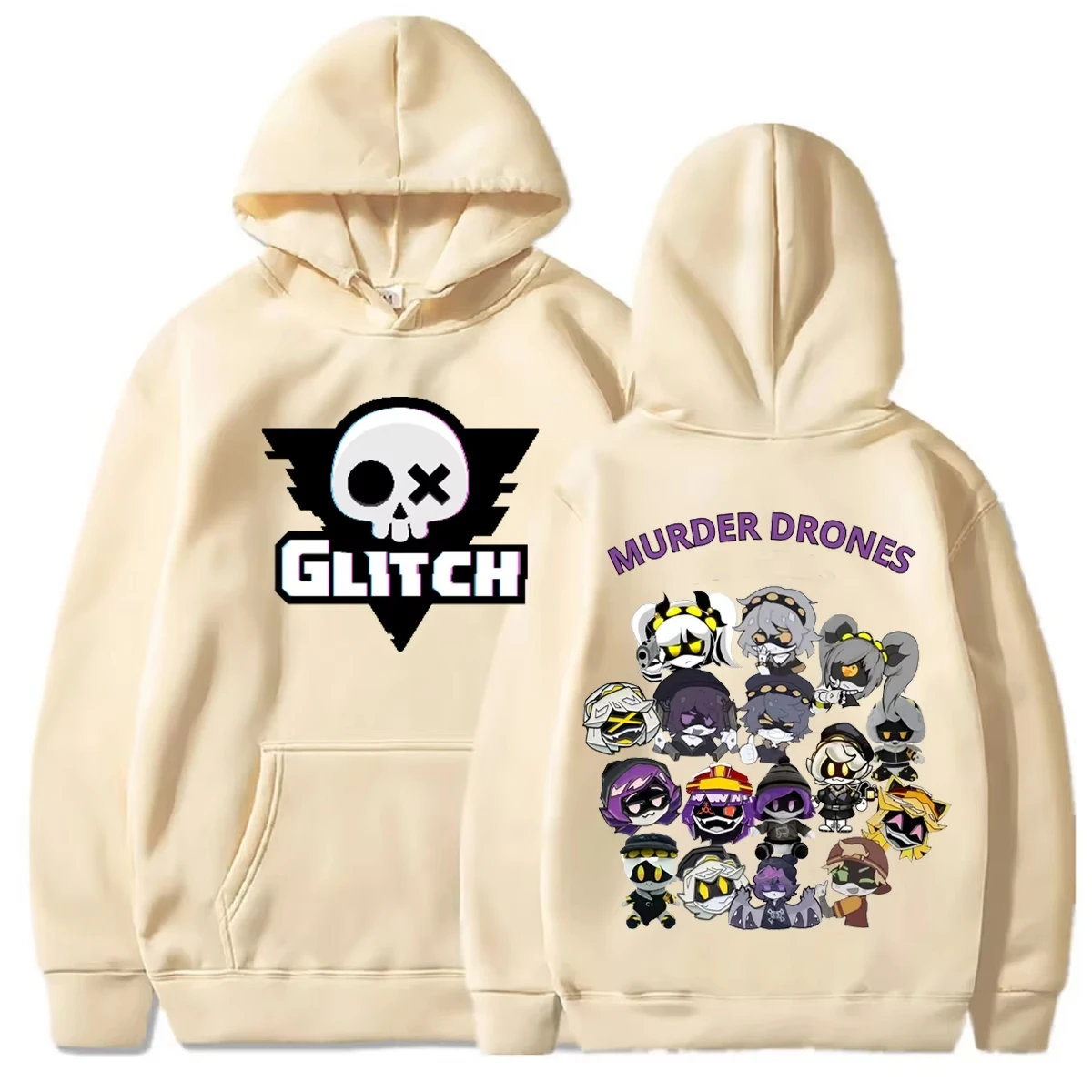 Murder Drones New Model personality Clothes hoodies Oversized Unisex Casual Streetwear Fashion Fleece warm Casual Print Couples