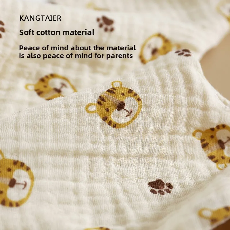 [Strikte selectie] Zeslaags gaas-bloemblaadje slabbetje Puur katoen Speekselhanddoek Pasgeboren slabbetje Baby Anti-spugen Melkhanddoek Katoen