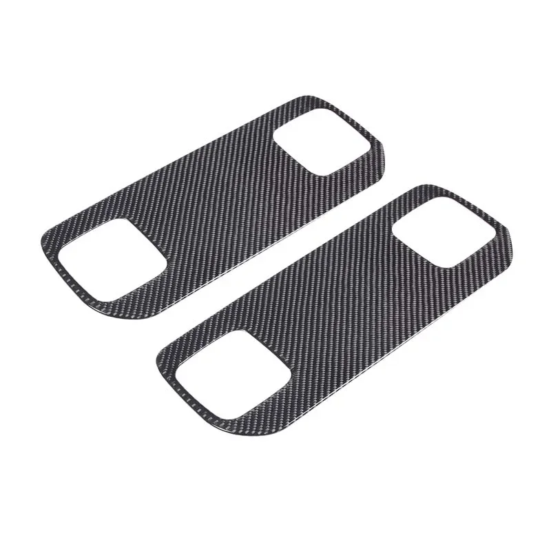 For Honda N-BOX JF3 JF4 2017 2018 2019 2020 2021 Soft Carbon Fiber Back Row Desk Panel Cover Trim Sticker Car Accessories