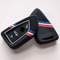 Silicone Remote Car Key Cover Keychain Key Case for BMW X1 X3 X4 X5 X6 Series 1 2 3 5 7 G20 G02 G05 G31 G23 F34 F15 F40 IX3