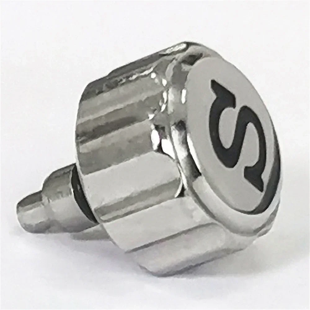 มงกุฎสแตนเลสพร้อมนาฬิกา Stem Fit สําหรับ NH35 NH36 NH34 4R35 4R36 7S26 SKX007 SKX009 นาฬิกา Modified Part เปลี่ยนจับ