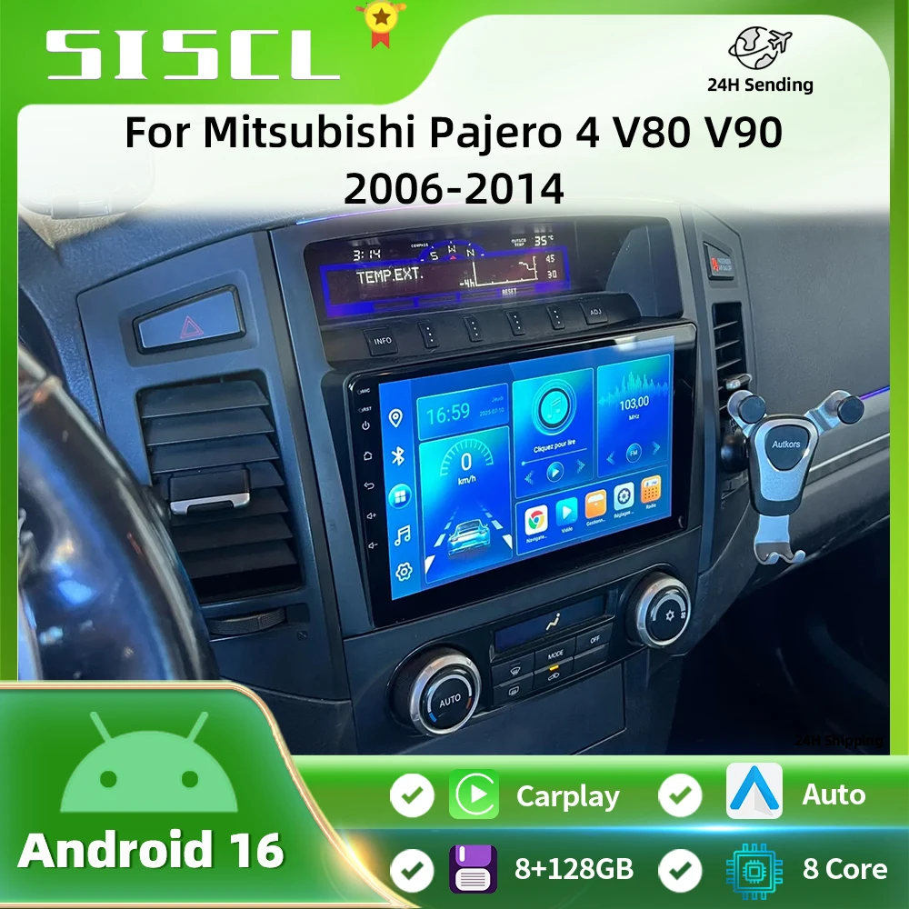 

For Mitsubishi Pajero 4 2006-2014 Android Car Radio Automotive Multimedia Player GPS Navigation Carplay Touch Screen Auto Stereo