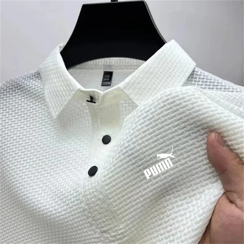 

Summer Men's New High-quality Breathable Short-sleeved Round-neck Shirt, 2026's Popular Outdoor Business Casual Quick-drying Gol
