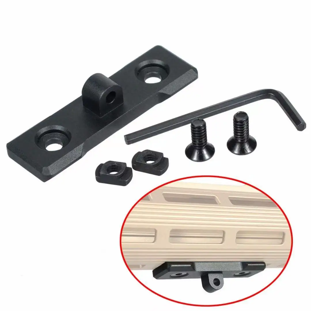 

Heavy Duty Aluminum M-LOK Bipod Mount Adapter - CNC Machined Tactical Accessory for Shooting Hunting Outdoor Sports