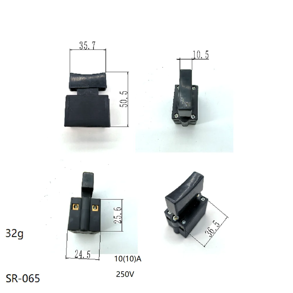 Sr-065 10A 220V Speed Control Switch for 350mm Marble Cutting Machine Polishing Machine Fa4-10 Power Tool Spare Parts Accessories
