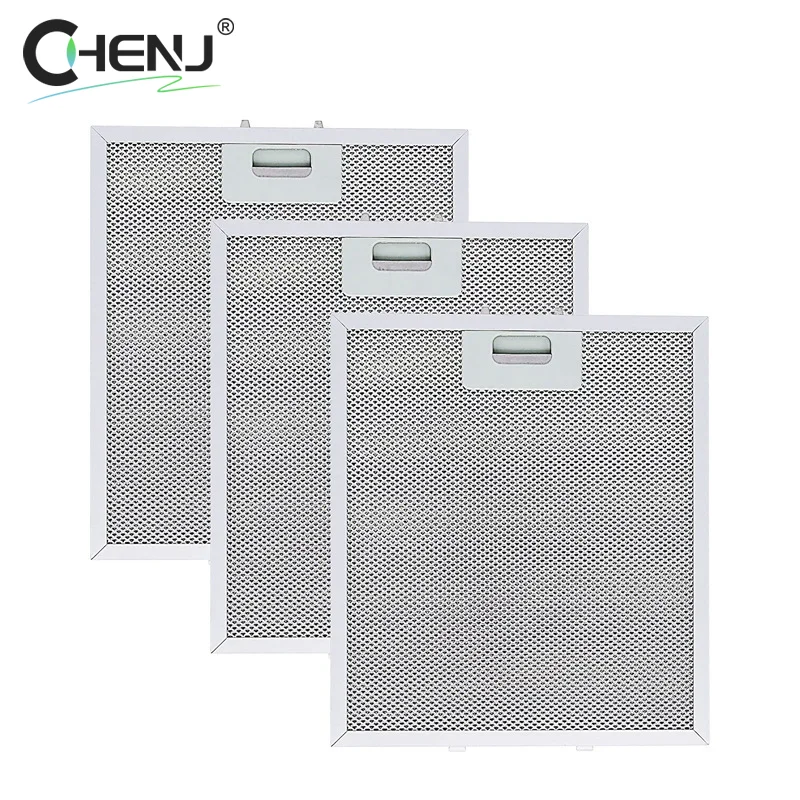 1 Pcs Cooker Hood Filters Metal Mesh Extractor Vent Filter Kitchens Hoods Range Hood Accessories Oil Separation Al Plate