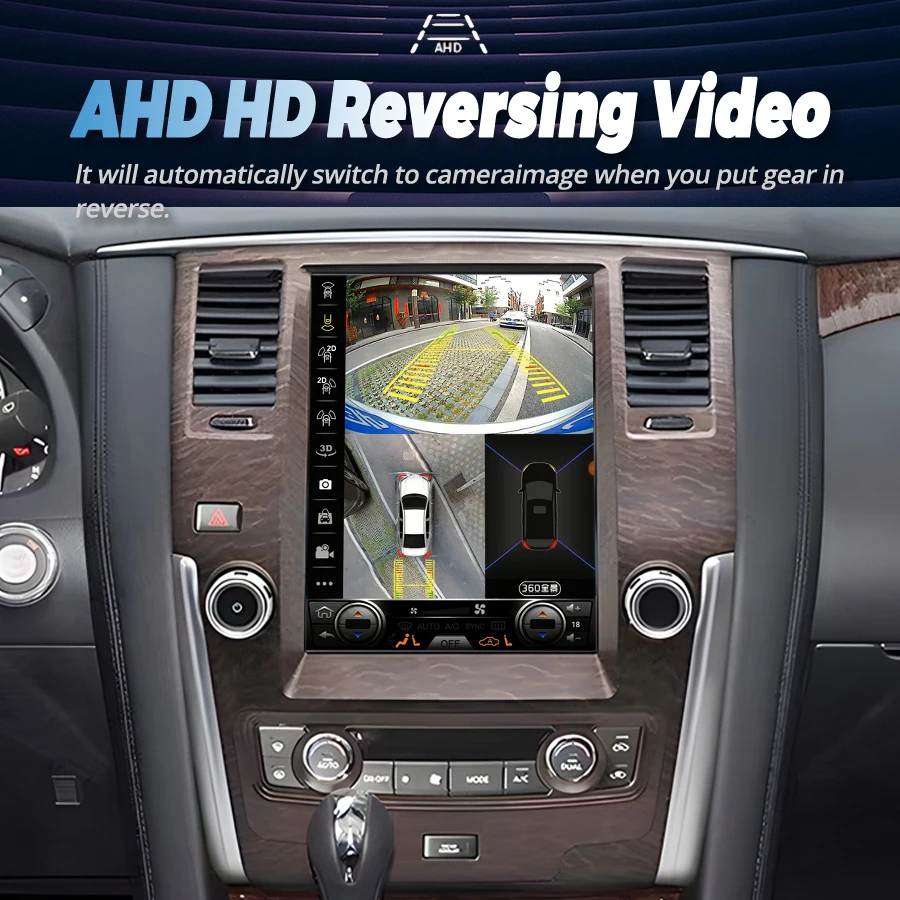 For Nissan Armada Patrol Y61 Y62 For Infiniti QX80 QX56 2010-2020 Carplay 12.1inch Android Screen Car GPS Navi Multimedia Stereo