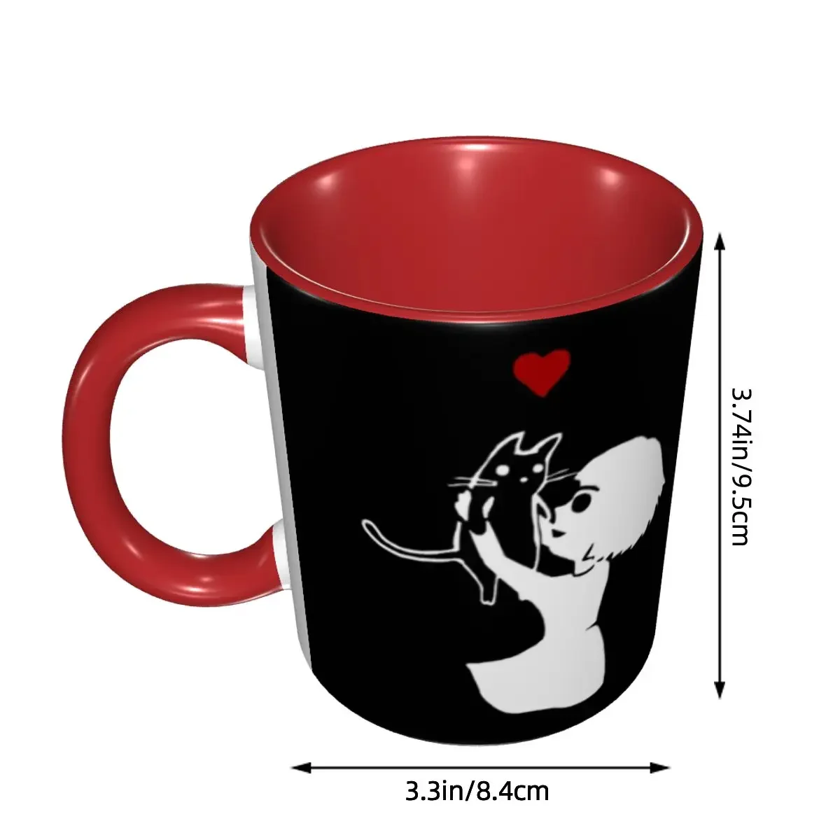 Customized Fran Swedish Graphic Adventure Game Bow Mug DIY Ceramic Tea Milk Coffee Cups