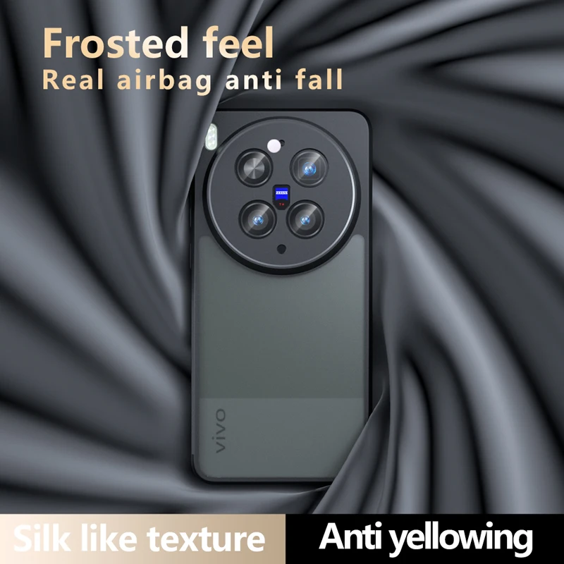 For Vivo X300 Ultra Case Shockproof Frosted Skin Feel Matte 