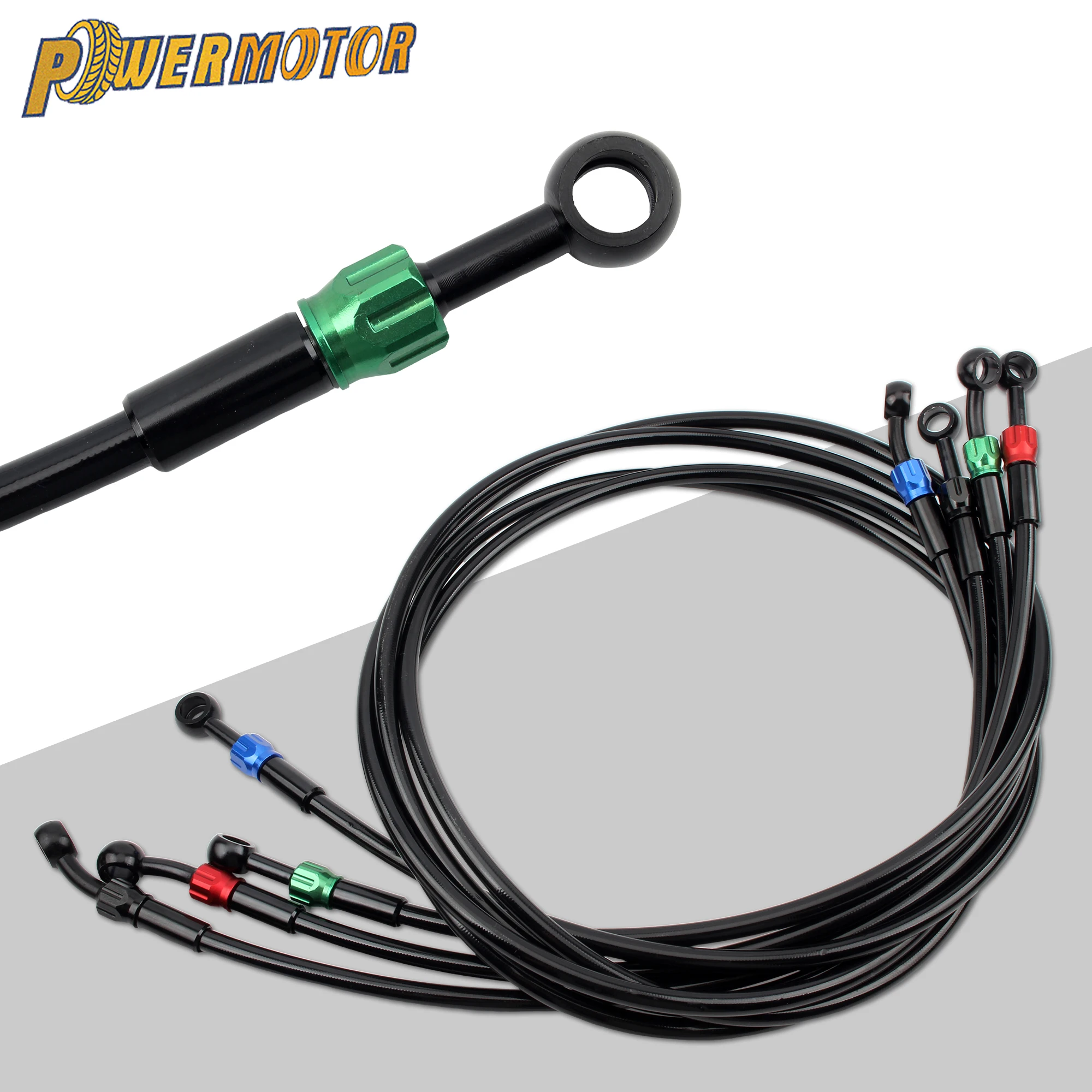 

Universal M10 Motorcycle Brake Hose Oil Tube 120cm Steel Hydraulic Brake Clutch Line Hose Tube For Dirt Bike ATV Scooters Moped