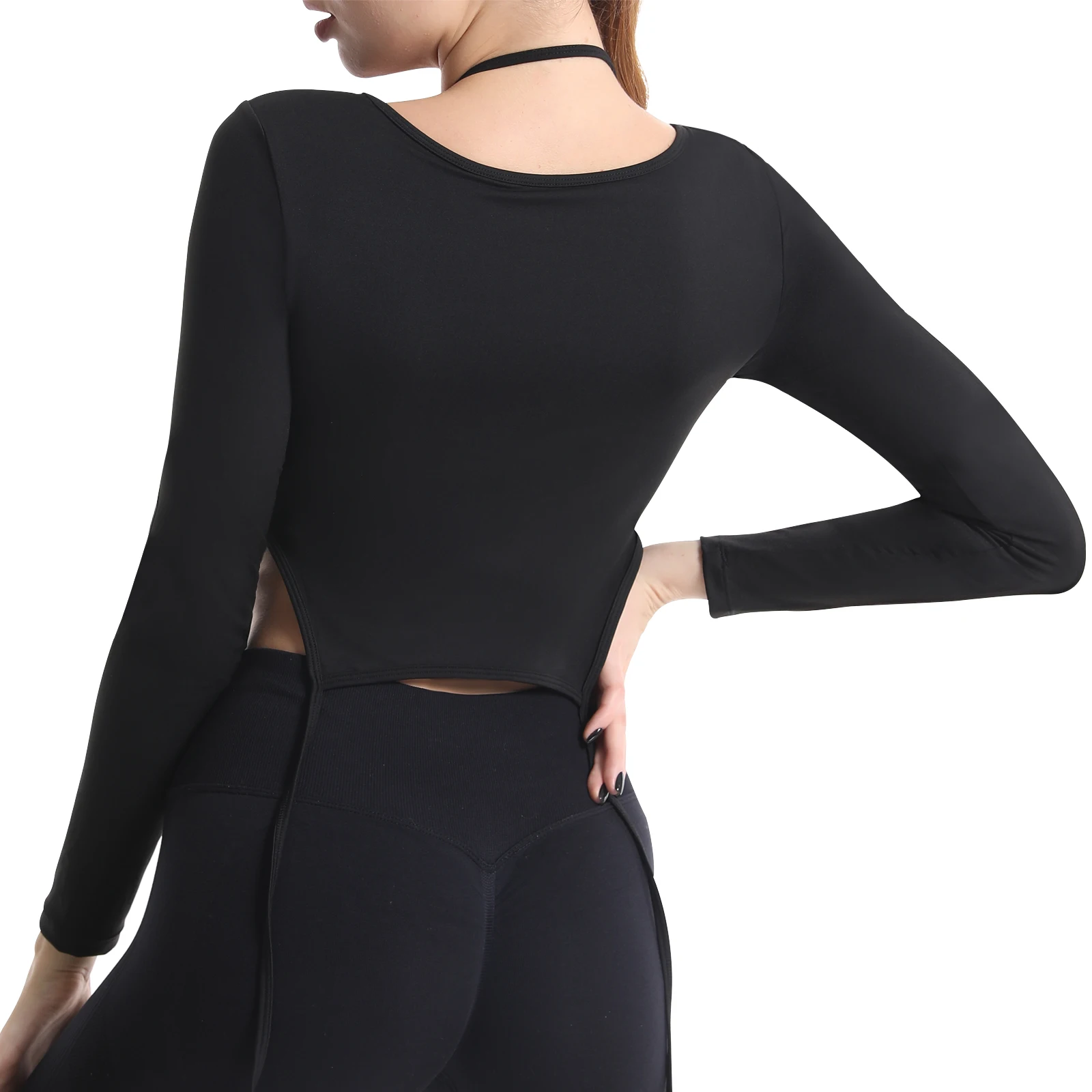 بدلة يوجا نسائية بأكمام طويلة - مراجعة Pilates Yoga Wrap Top وسعره