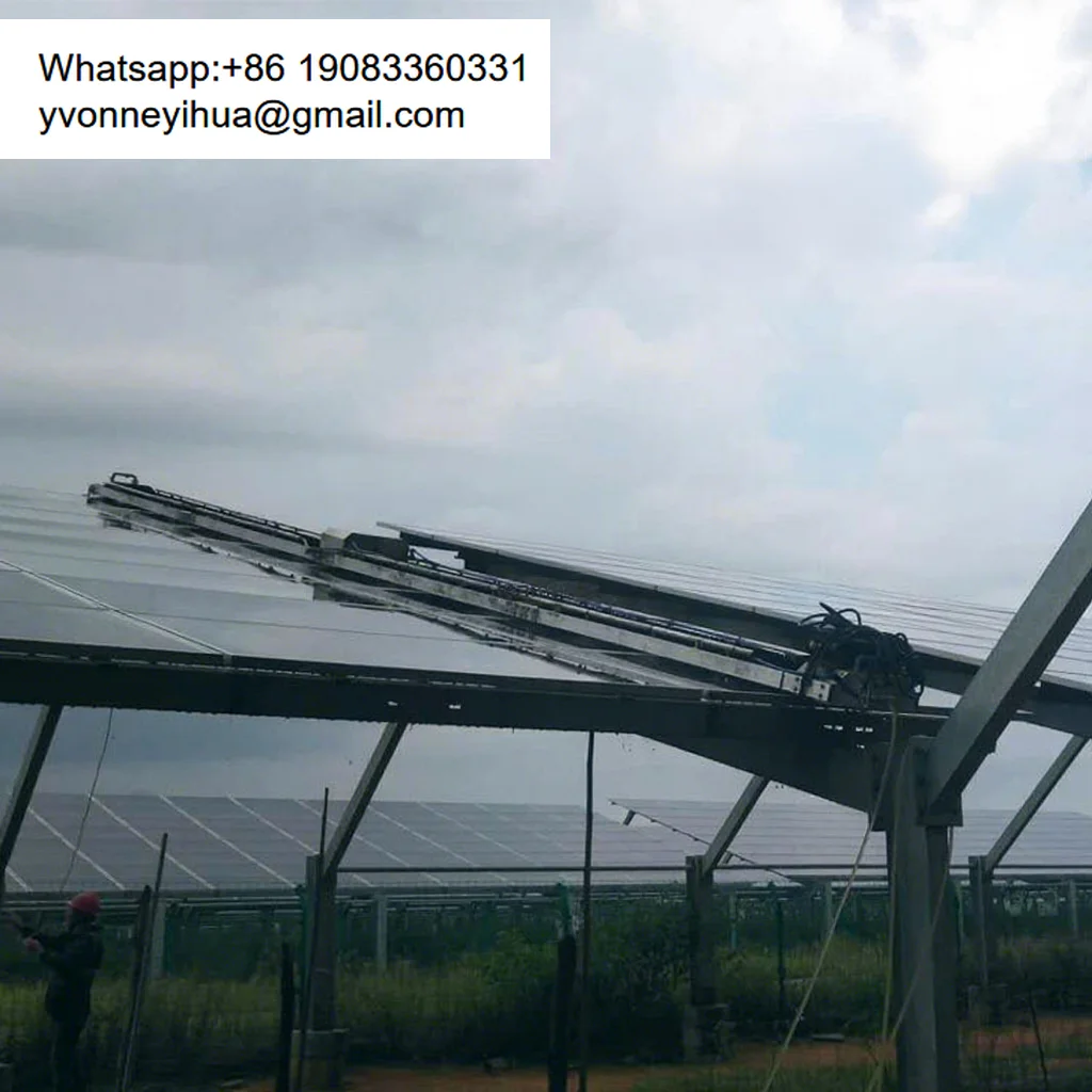 

Direct Factory Best Reviewed CE Complies EU Standards Solar PV System Panel Cleaning Rail Cleaning Robot For Solar Panels