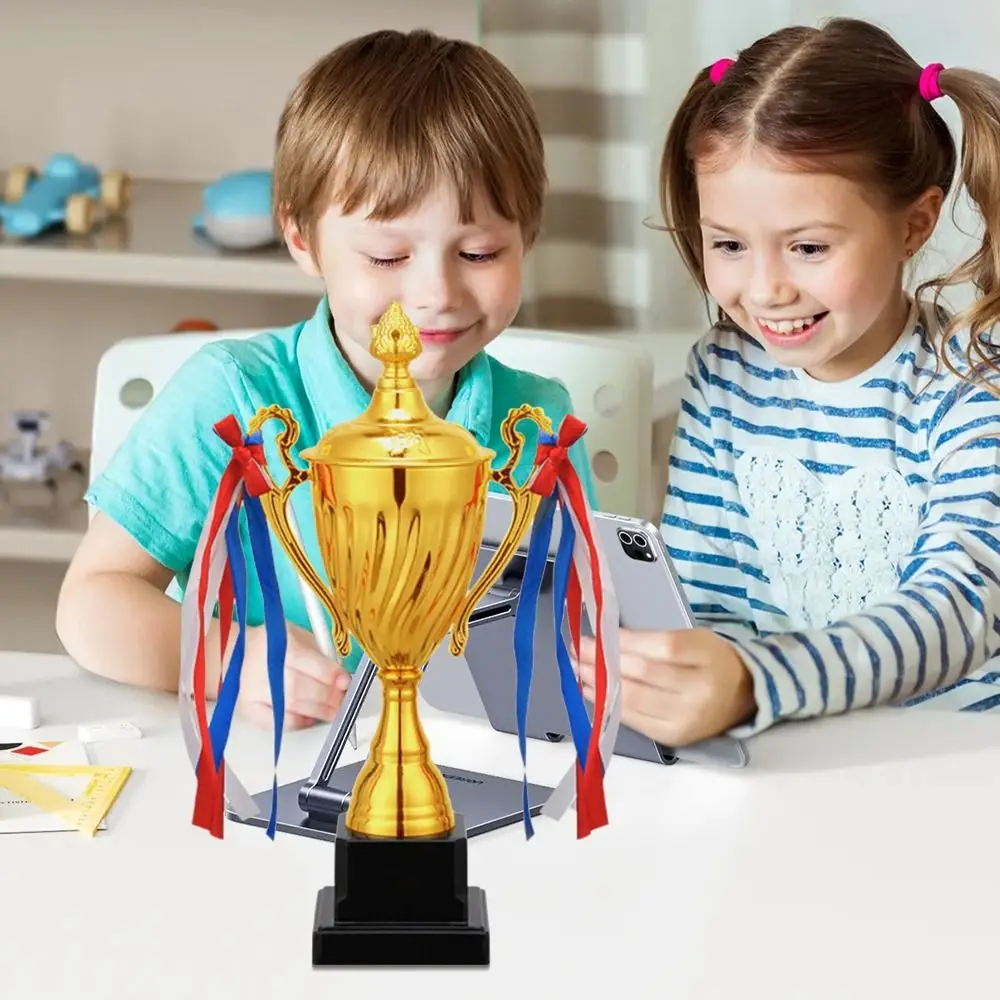 Metal Model Trophy Awards Competition Soccer Craft Souvenirs Cupaward School Rewarding Supply Golden Statues Small Prize Cup