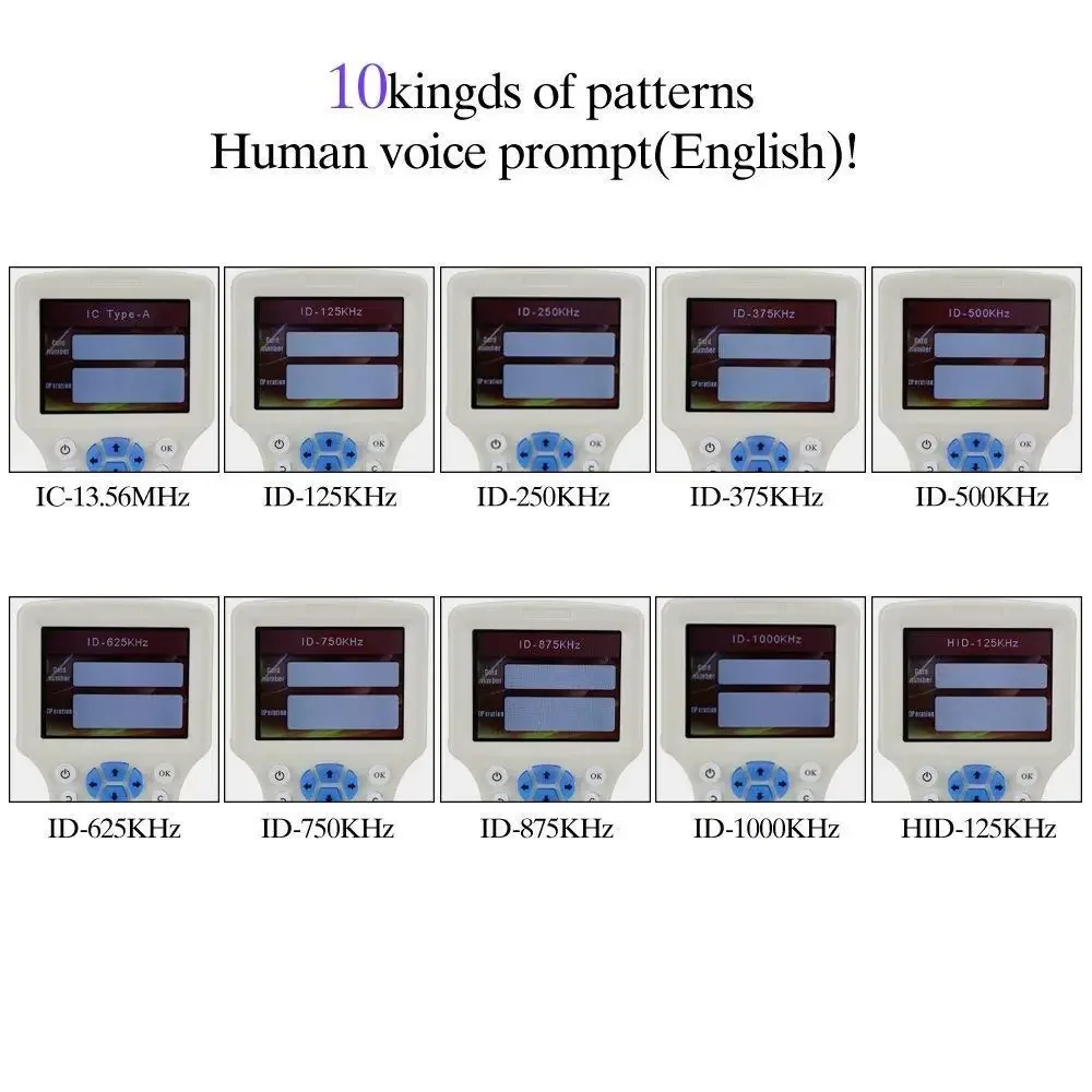 Hilo RFID smart card reader/writer Ic/id full frequency encryption/decryption replicator cuid fuid copier label replicator