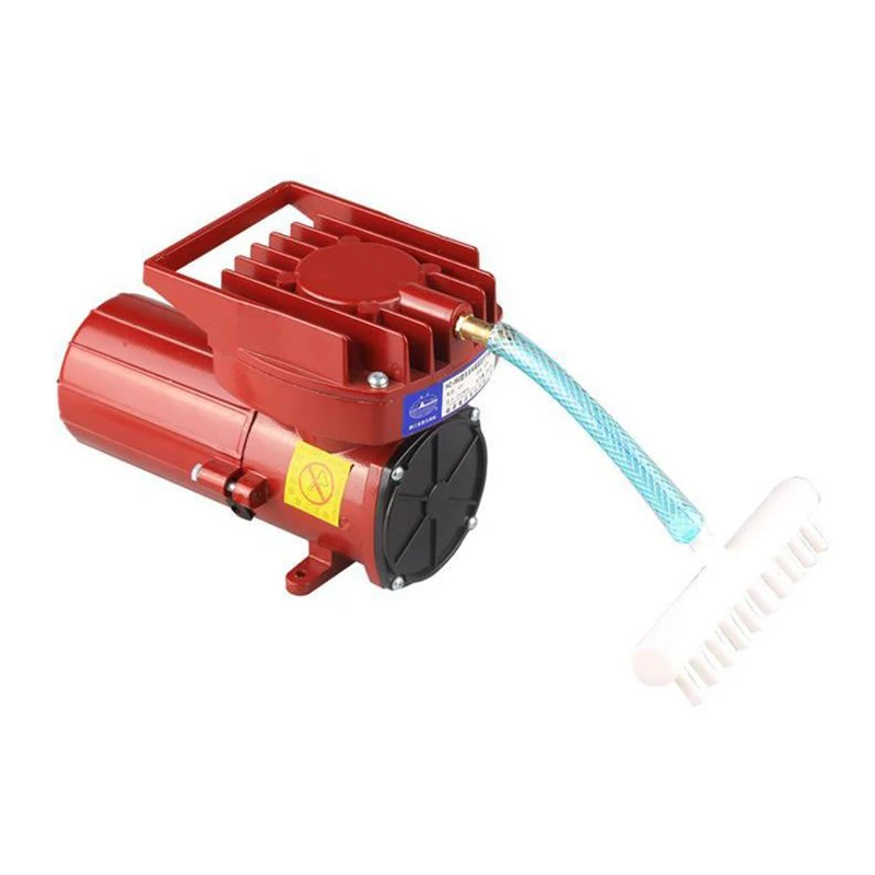 60W 12V DC Oil Free Permanent Magnet DC Aeration Pump Battery, DC Oxygen Pump Spliter for Aquarium Fish