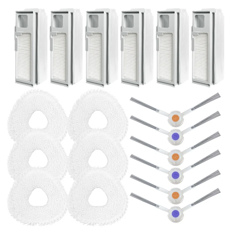 Estable-para narwal j4/j4 lite robô aspirador de pó escova lateral mop panos kit substituição acessório