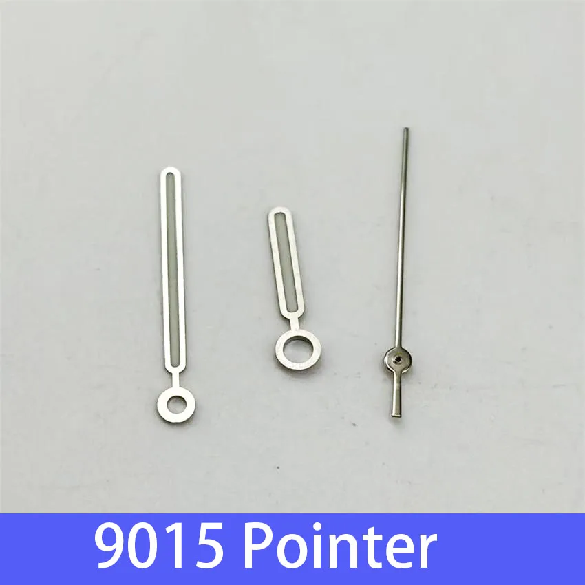 1 Set 3-Pin Watch Hands Accessories for 9015 Movement - Hour Minute Second Hand Watch Repair Part Compatible with 9015 Mechanism