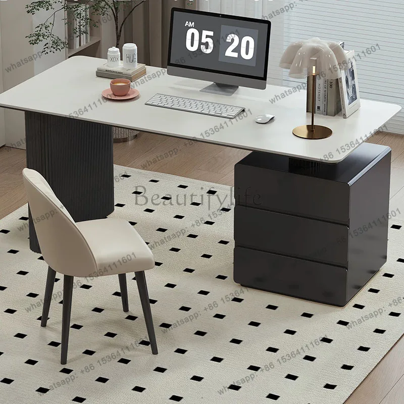 Design Reception Office Desk Modern Computer Decoration Drawer Storage Office Desk Aesthetic Display Scrivania Trendy Furniture 4