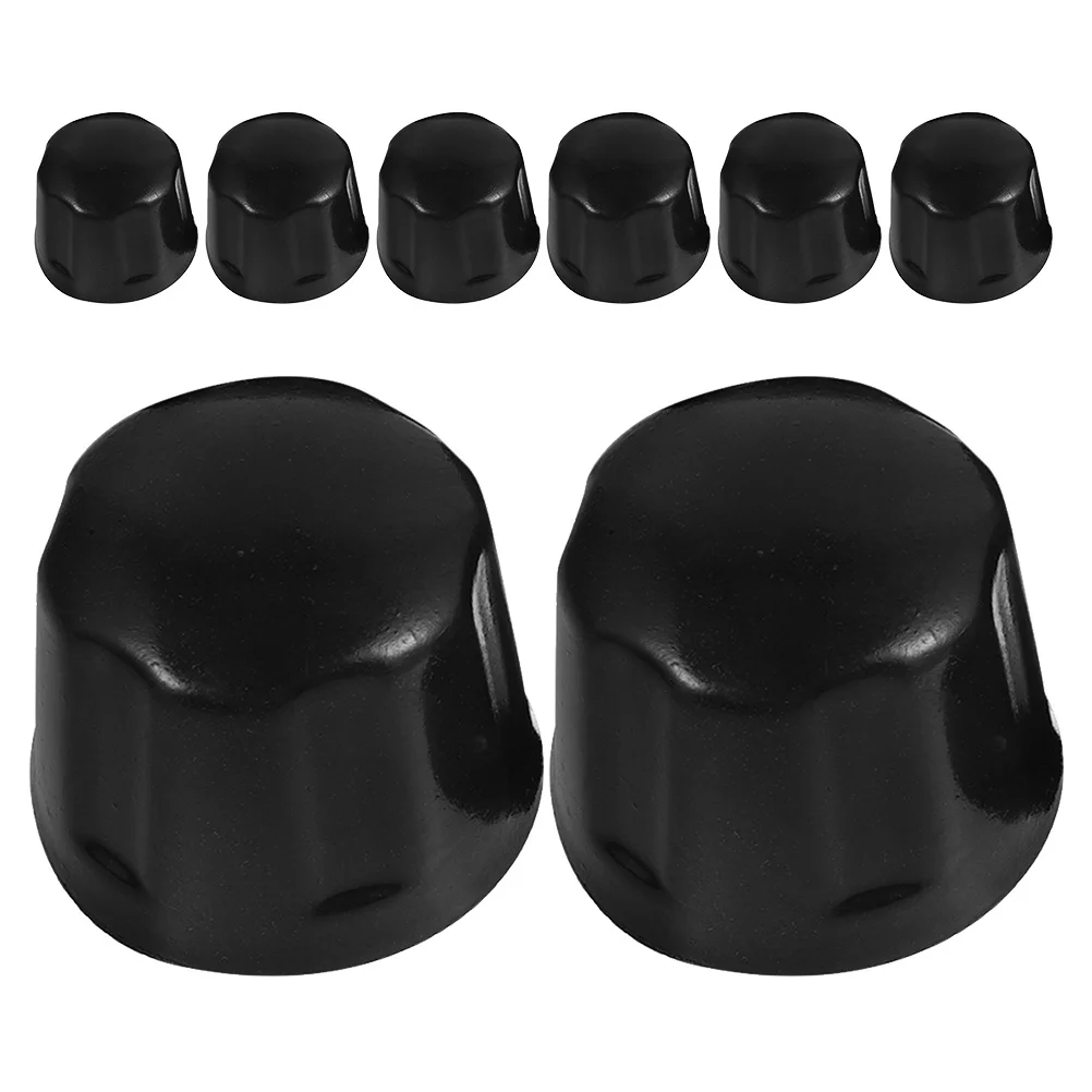 

8Pcs Atv Rim Hub Dust Caps Rubber Wheel Center Covers Replacement for 110-250Cc Atv Go-Kart Trailer Tire Accessories