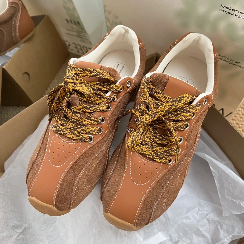 

Немецкие кроссовки на толстой подошве, новые повседневные спортивные кроссовки из натуральной кожи в стиле ретро весны и осени 2020.