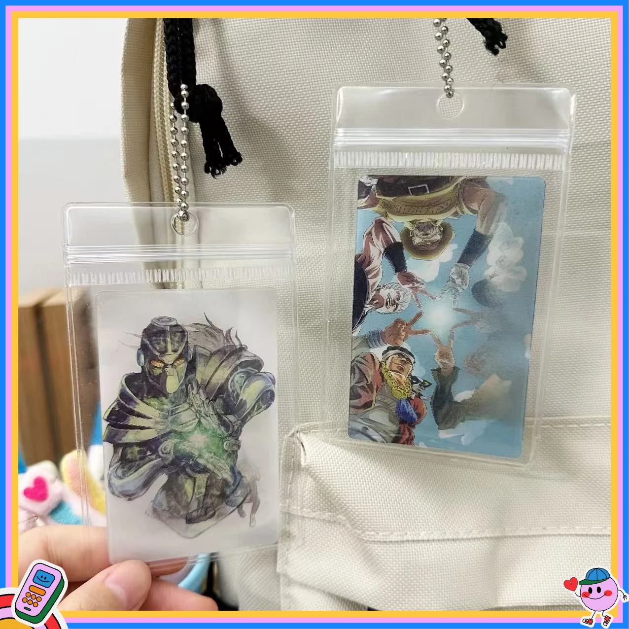 

Anime JoJo's Bizarre Adventure Stardust Crusaders Jotaro Kujo Stand User Lenticular Card Creative Collectible Birthday Xmas Gift