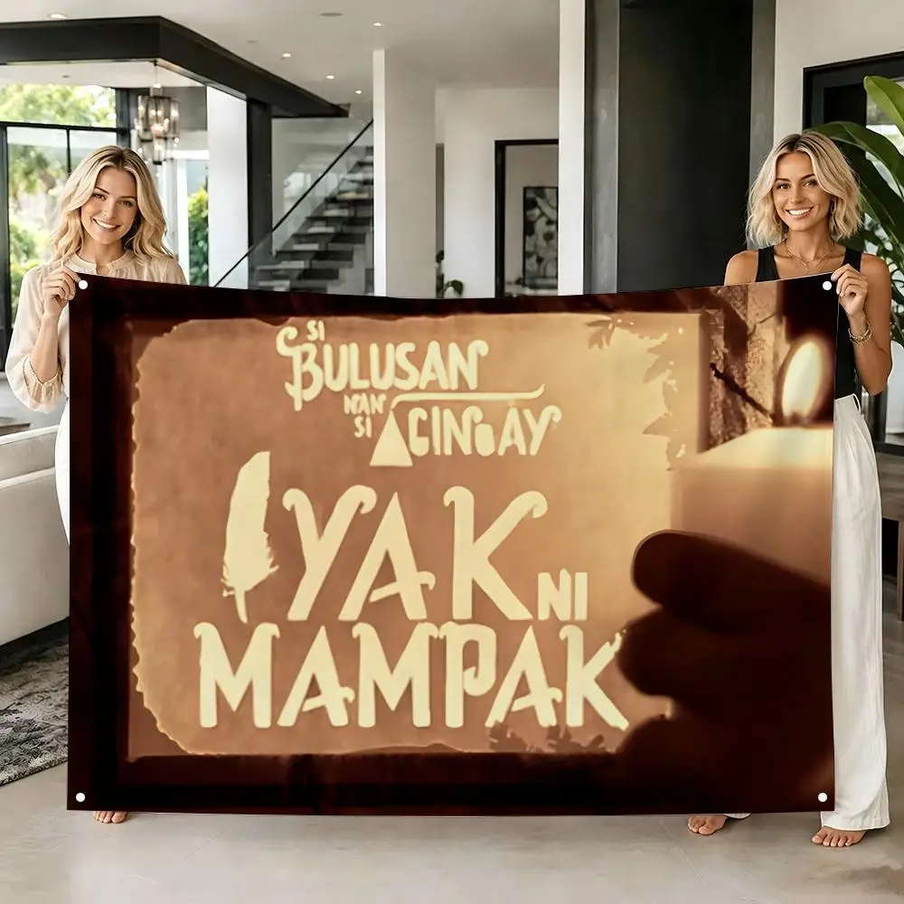 Philippine Folk Tale Iyak ni Mampak Flag Flags Tapestry Creative Pattern Photo Living Room Wall Art Party Outdoor Decor