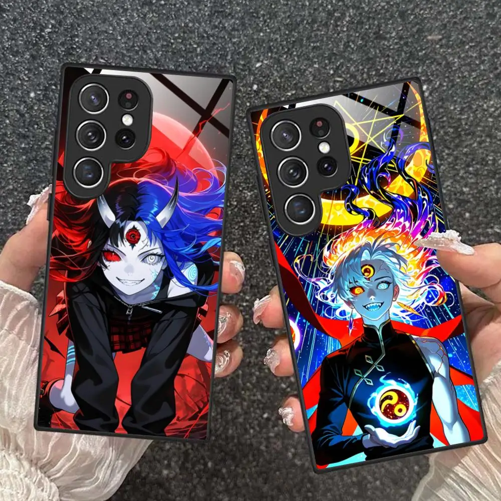 Fantasy Girl Phone Case for Samsung Galaxy S26 S25 S24 S23 S22 S21 S20 Note20 Plus FE Ultra Glass Protective Cover