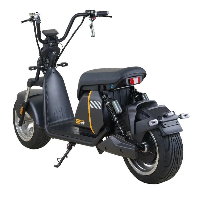 

Holland Warehouse s701 2 Wheels Fat Tire citycoco scooter china adult electric motorcycle with 2000w 60v20ah battery