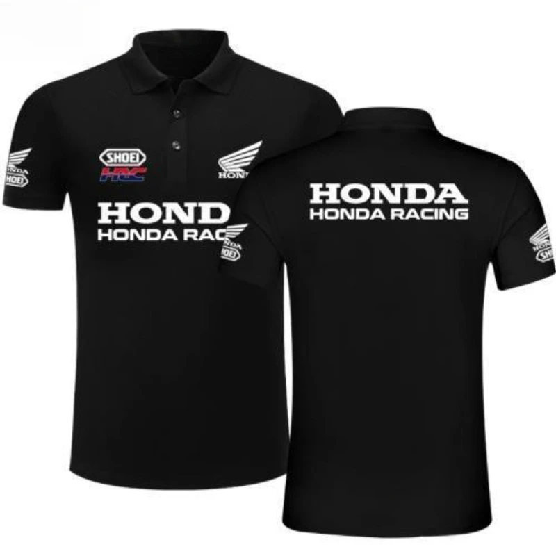 

Honda Men's and Women's POLO Shirts Cbr1000rr Motorcycle Fans T-shirt Summer Off-road Racing Suits Cycling Suits Short Sleeves