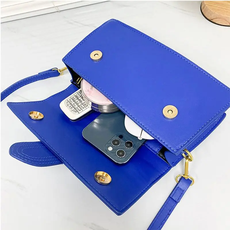 Women Bag 2024 Trend PU Leather Messenger Handbag Luxury Brand Crossbody Bags Ladies High Quality Shoulder Bag Purses for Women