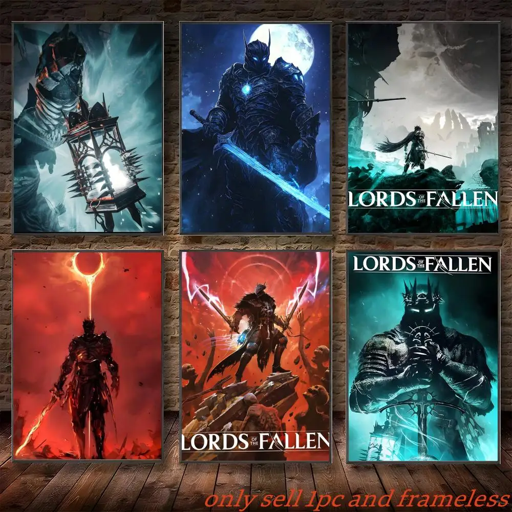 Role playing Games L-Lords of the Fallen Poster Poster Painting Prints Wall Art Picture Film Room Home Bar Cafe Decor Mural