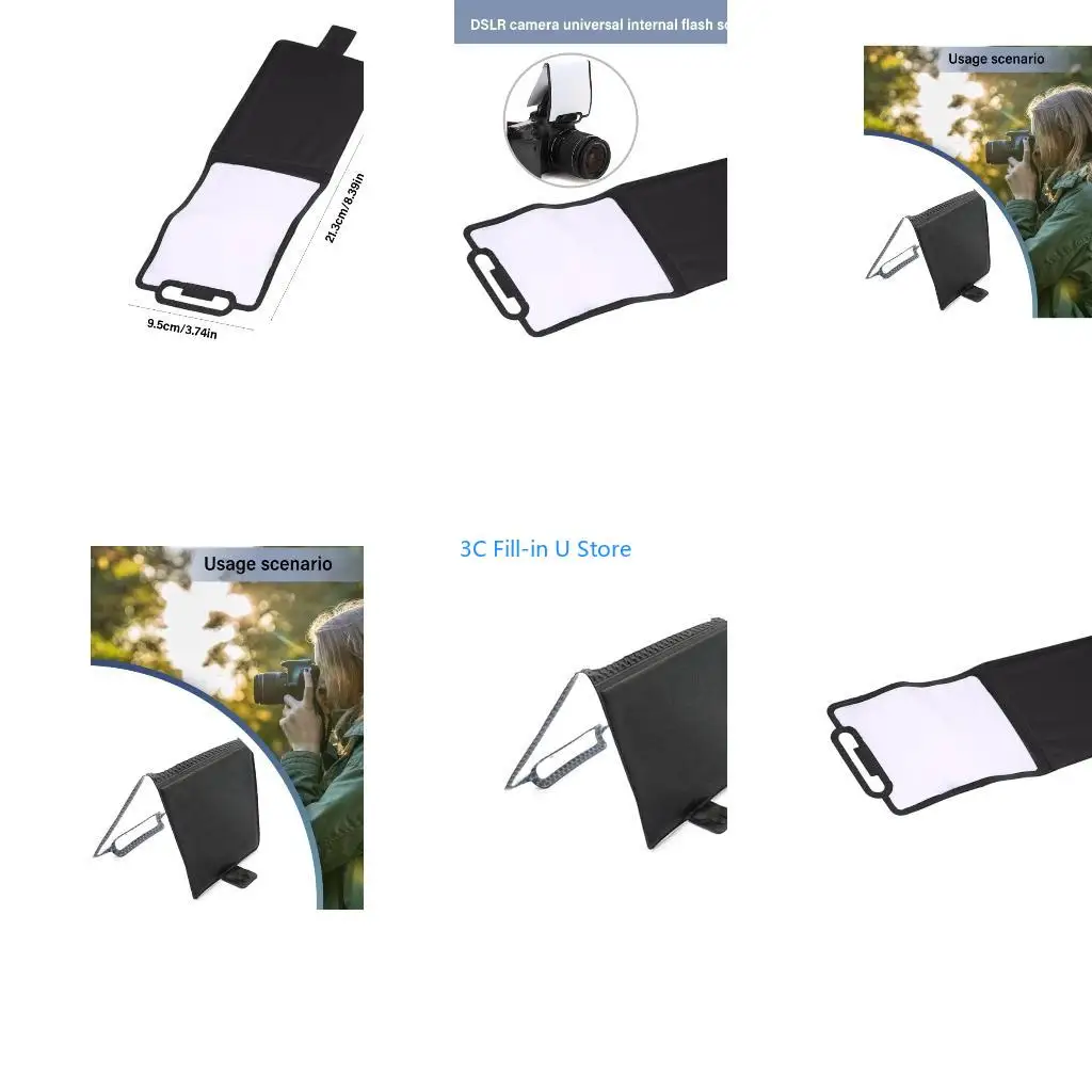 G8TA DSLR Light Diffuser Light Softening Cover for Improved Low Light Photography Softbox for DSLR Camera for Food Event